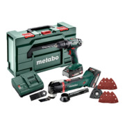 Set sans fil Combo Set 2.6.1 18 V metabo, BS 18 + MT 18 LTX, Coffret-1