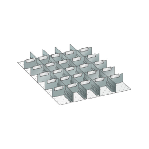 Lista Set Schlitzwände und Trennbleche 27x36E (BxTxFH) 459x612x75mm