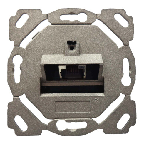Setec Anschlussdose Kat6 design 1xRJ45,EK/0-D,vk TN-CAT6 1EK/0 vk