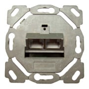 Setec Anschlussdose Kat6A design 2xRJ45,EK/0-D,hz TN-CAT6A EK/0 hz-1