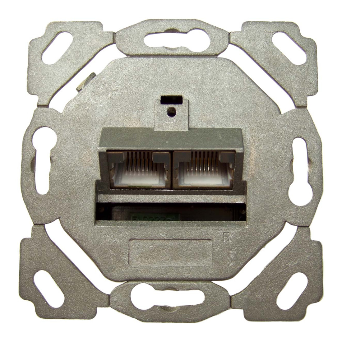 Setec Anschlussdose Kat6A design 2xRJ45,EK/0-D,hz TN-CAT6A EK/0 hz