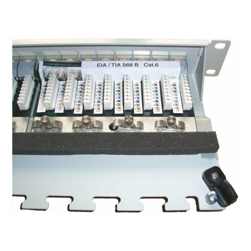 Setec Patchpanel Kat.6 24xRJ45, RAL 7035 L6-PP24 B Kat6 gr