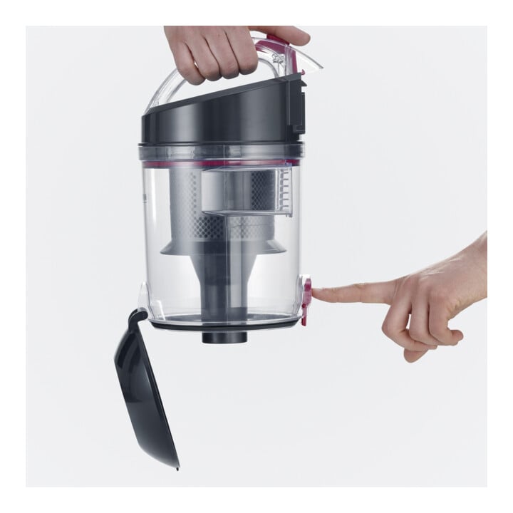 SEVERIN Bodenstaubsauger Cyclone Single CY 7089 mit Hartbodendüse schwarz/rot
