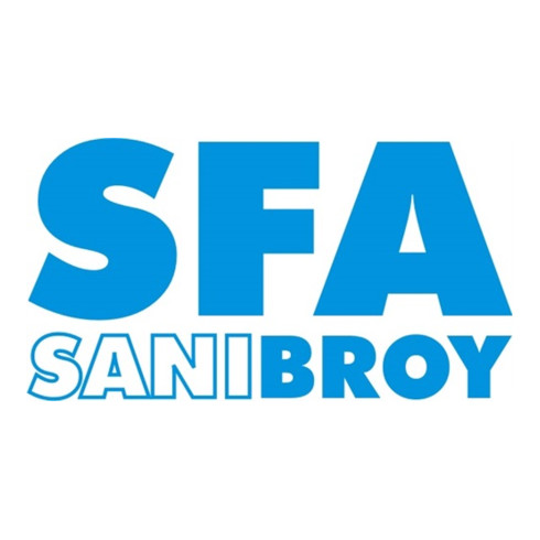 SFA Abwasser-Hebeanlage SaniFloor+3 mit Ablauf für extraflache Duschtassen Gesamthöhe 57 mm