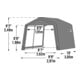 ShelterLogic Zeltgarage Gerätehaus 9 m² 305 x 297 x 249cm