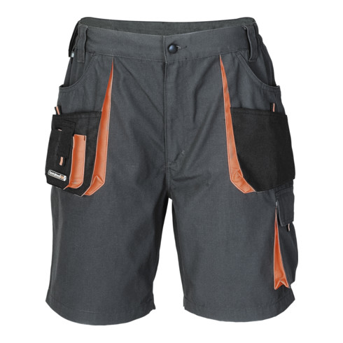Short pour hommes TERRATREND  gris foncé/noir/orange