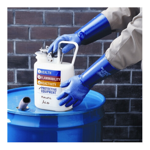 SHOWA Gants NSK 24, nitrile, 356 mm de long, taille 11