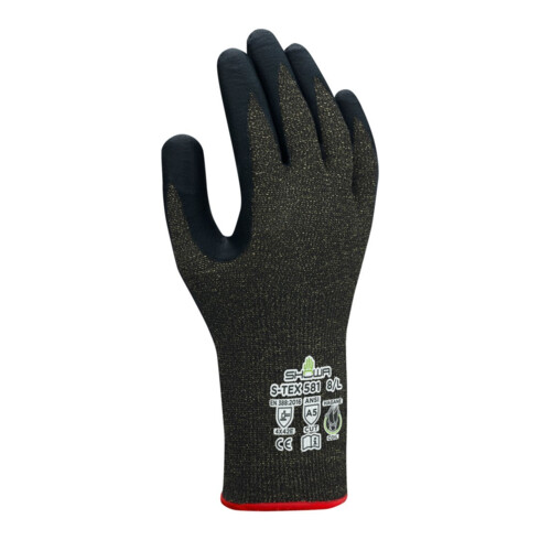 SHOWA Schnittschutzhandschuh S-TEX 581, Gr. 10