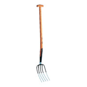 SHW Fourche à compost Rex avec manche en T