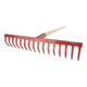 SHW Gartenrechen 16 Zinken mit Stiel