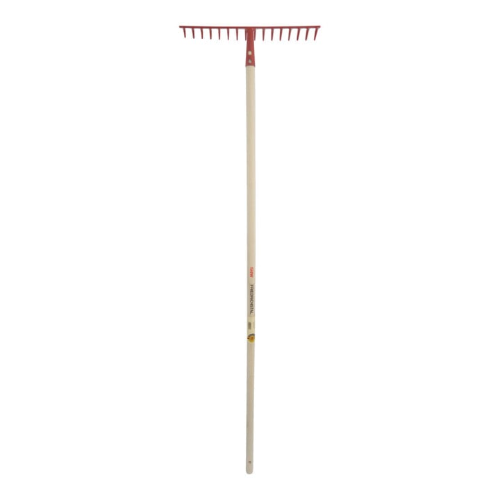 SHW Gartenrechen 16 Zinken mit Stiel