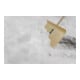 SHW Pelle à neige bois 500 mm avec manche, bord de protection en aluminium