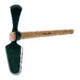 SHW Pioche à huppe, lame ovale avec manche en frêne 105 cm-1