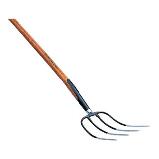 SHW Rex Fourche à fumier avec serre-joint à rail et manche