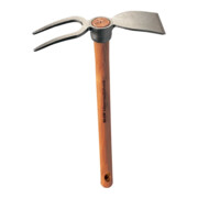 SHW Rex Fourchette à large dent 2 dents, avec manche 40 cm