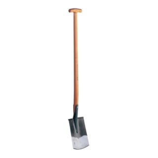 SHW Rex-Freizeitspaten mit Tritt u. Eschen-T-Stiel