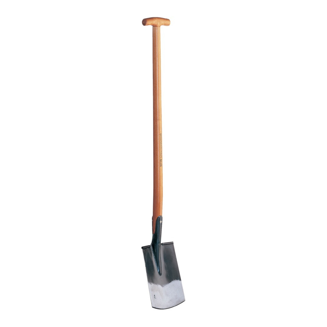 SHW Rex-Freizeitspaten mit Tritt u. Eschen-T-Stiel