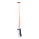 SHW Rex Pelle en acier inoxydable avec marchepied et manche en T en frêne-1