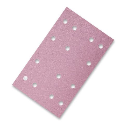 Sia Bandes abrasives à trous 1950 siaspeed, 80 × 133 mm, 14 trous, grain 100