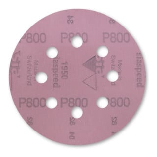 Sia Disque avec trous, 1950 siaspeed grain fin, 125 mm, 8 trous
