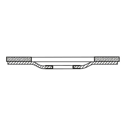 Sia Fächerscheibe Ø125mm gerade 2824
