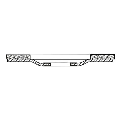 Sia Fächerscheibe Ø115mm gerade 2824