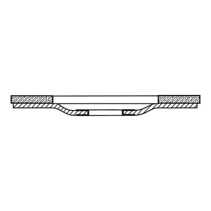 Sia Fächerscheibe Ø115mm gerade 2824