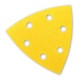 Sia Polygone avec trou (triangulaire), 1960 siarexx, 93 × 93, 6 trous-1