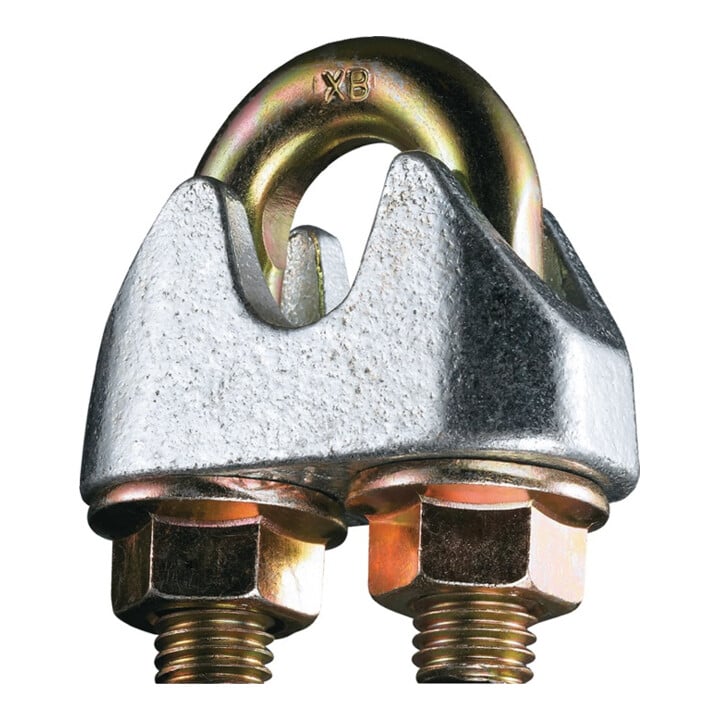 Sicherheitsdrahtseilklemme DIN 1142-EN 13411-5 Gew.M8 Nenn-Gr.10,0mm verz.