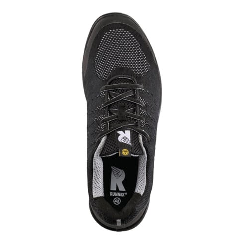 Sicherheitshalbschuh SportStar 5108 Gr.42 schwarz/grau S1P SRC ESD PES RUNNEX