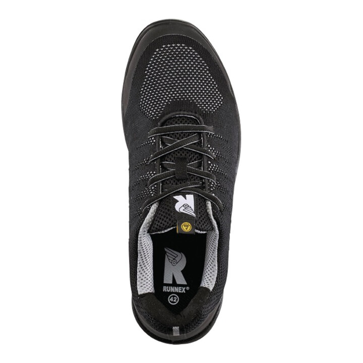 Sicherheitshalbschuh SportStar 5108 Gr.43 schwarz/grau S1P SRC ESD PES RUNNEX