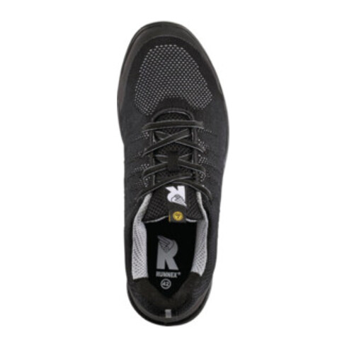 Sicherheitshalbschuh SportStar 5108 Gr.44 schwarz/grau S1P SRC ESD PES RUNNEX