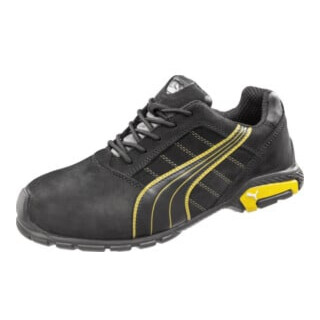 Puma Sicherheitsschuhe 642710 Amsterdam Low, S3 SRC schwarz/gelb