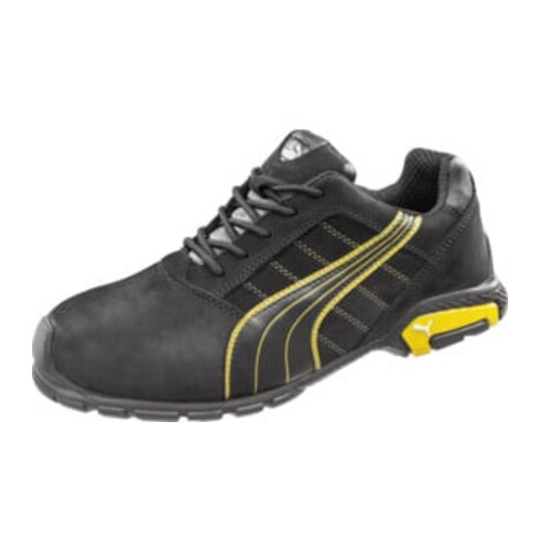 Puma Sicherheitsschuhe 642710 Amsterdam Low, S3 SRC schwarz/gelb
