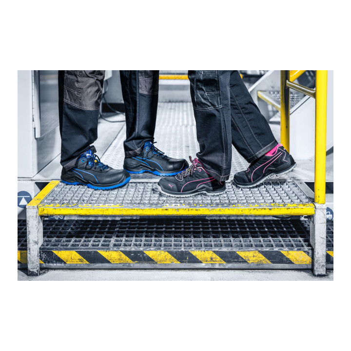 Argon Blue Chaussure de sécurité basse cuir noir/bleu S3 ESD SRC EN20345 1 PA