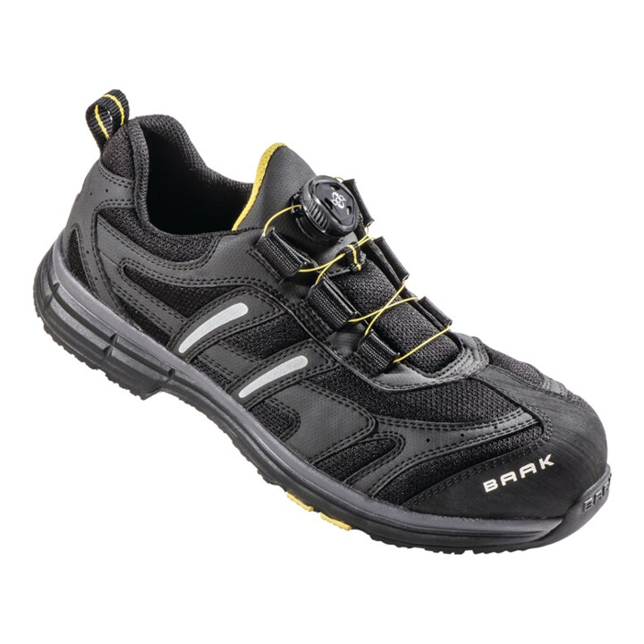 Sicherheitsschuh Captain John Gr.45 schwarz/grau S1P SRC ESD EN20345 BAAK