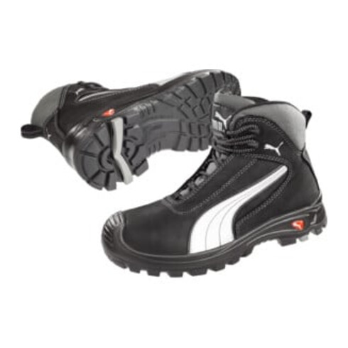 Puma Sicherheitsstiefel Cascades Mid, EN20345 S3 HRO SRC schwarz
