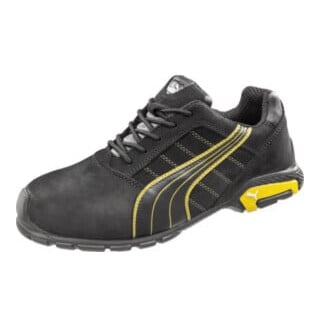 Puma Sicherheitsschuhe 642710 Amsterdam Low, S3 SRC schwarz/gelb