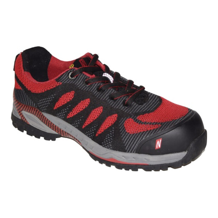 Sicherheitsschuh PRO STEP Gr.40 schwarz/rot S1P SRC ESD EN ISO 20345,EN61340-4-3
