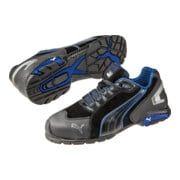 Puma Sicherheitsschuhe Rio Black Low, EN20345 S3 schwarz/blau