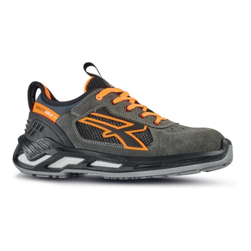 Sicherheitsschuh Ryder Gr.44 grau/orange S1P SRC ESD EN20345 Leder U.POWER