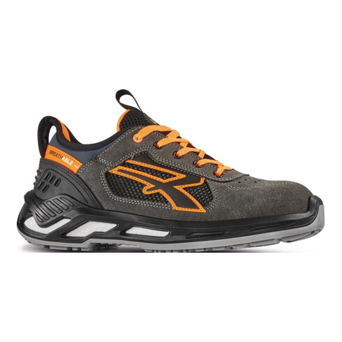 Sicherheitsschuh Ryder Gr.45 grau/orange S1P SRC ESD EN20345 Leder U.POWER