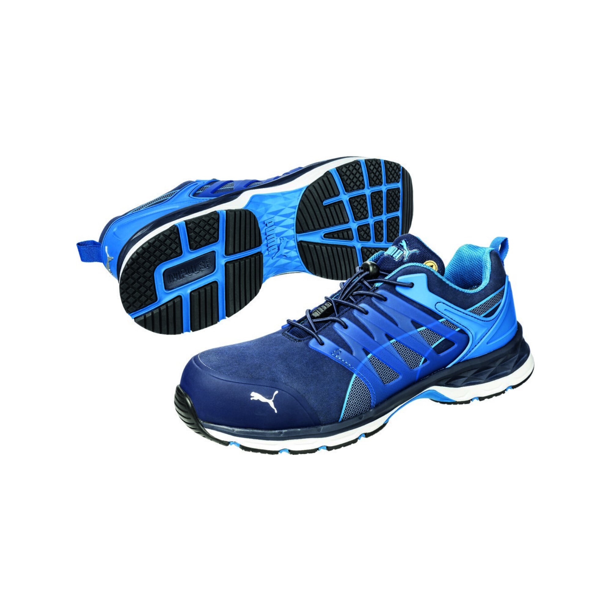 Sicherheitsschuh VELOCITY 2.0 BLUE LOW Gr.48 blau Mikrofaser ; ISM