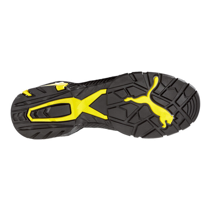 Sicherheitsstiefel Amsterdam Mid Taille 43 noir/jaune cuir S3 SRC EN20345