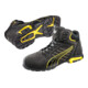 Sicherheitsstiefel Amsterdam Mid Taille 44 noir/jaune cuir S3 SRC EN20345