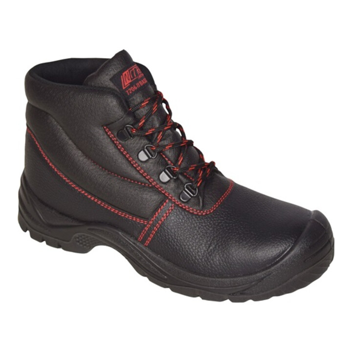 Sicherheitsstiefel BASIC STEP MID Gr.40 schwarz S3 SRC EN20345 Volleder NITRAS