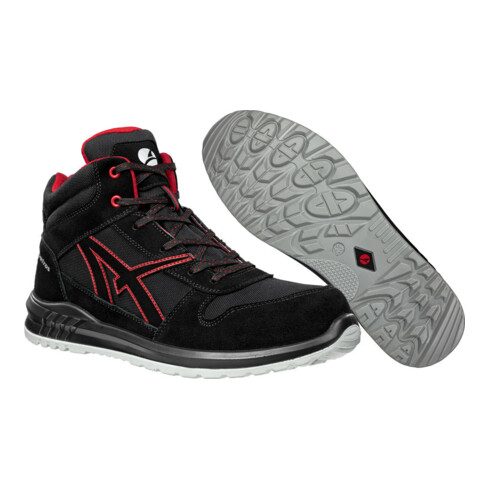 Sicherheitsstiefel CLIFTON MID Gr.41 schwarz/rot S3 EN ISO 20345:2011