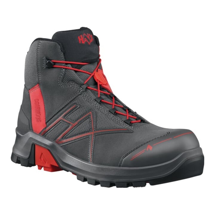 Sicherheitsstiefel Connexis® GTX mid Gr.9(43) grau/rot S3 HRO HI CI WR SRC