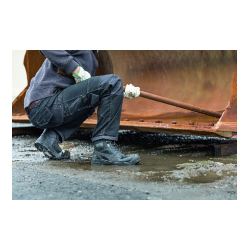 Sicherheitsstiefel Conquest BLK CTX High Gr.47 schwarz Leder