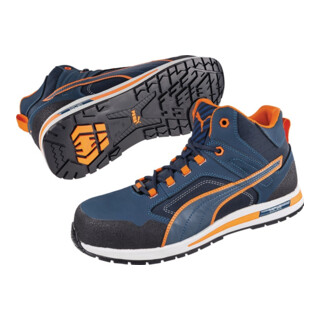 Sicherheitsstiefel Crosstwist MID Gr.40 blau/orange S3 HRO SRC DIN EN20345